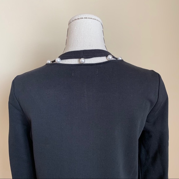 Closet clean out! Rebecca Minkoff Open Neckline Pearl Sweatshirt XS - Picture 8 of 11